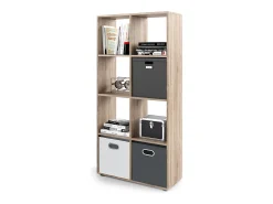 Prateleira*Vicco Divisória de sala sonoma 143x29x72 scutum Natural claro