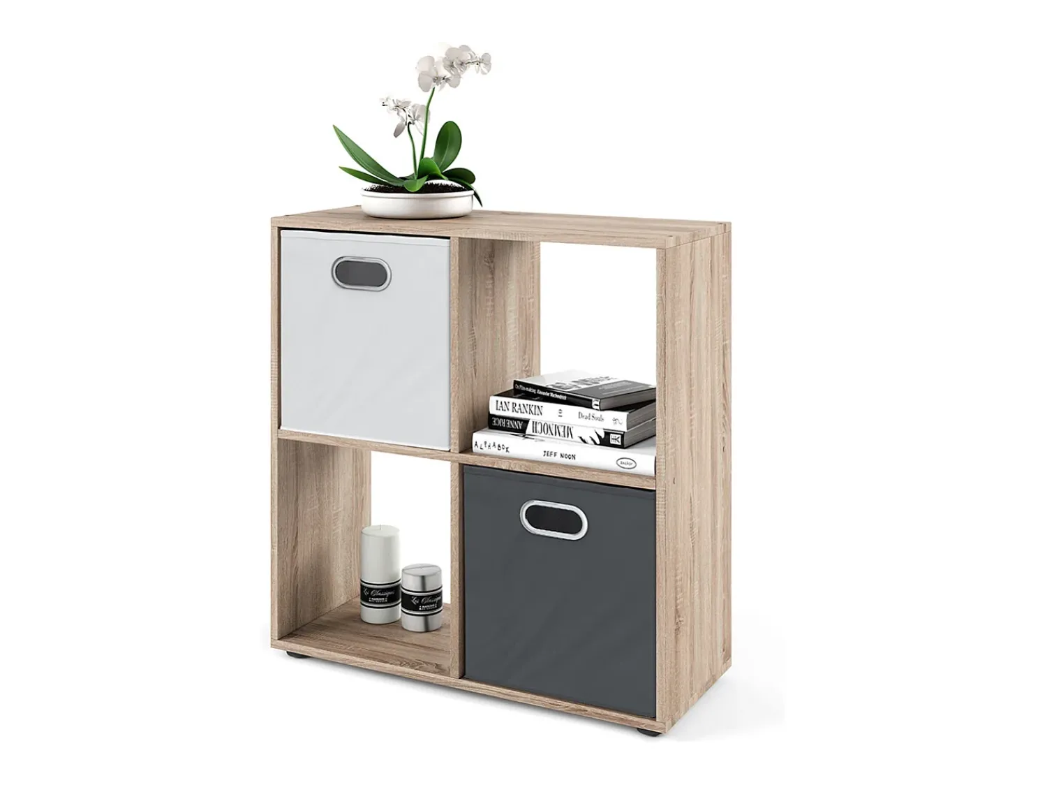Vicco Divisória de sala sonoma 72.6x29x72 tetra^ Prateleira