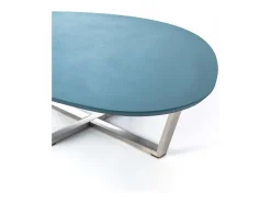 Mesa De Centro| Drop - Mesa de centro (140 x 80 x 32h) em MDF Verde