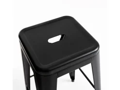 Online Dudeco Banco Leeds Alto mate Preto