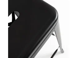 Online Dudeco Banco Leeds Alto mate Preto