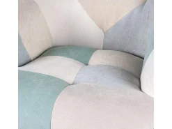Poltrona* Dudeco Poltrona Luca Patchwork Verde Menta Multicor