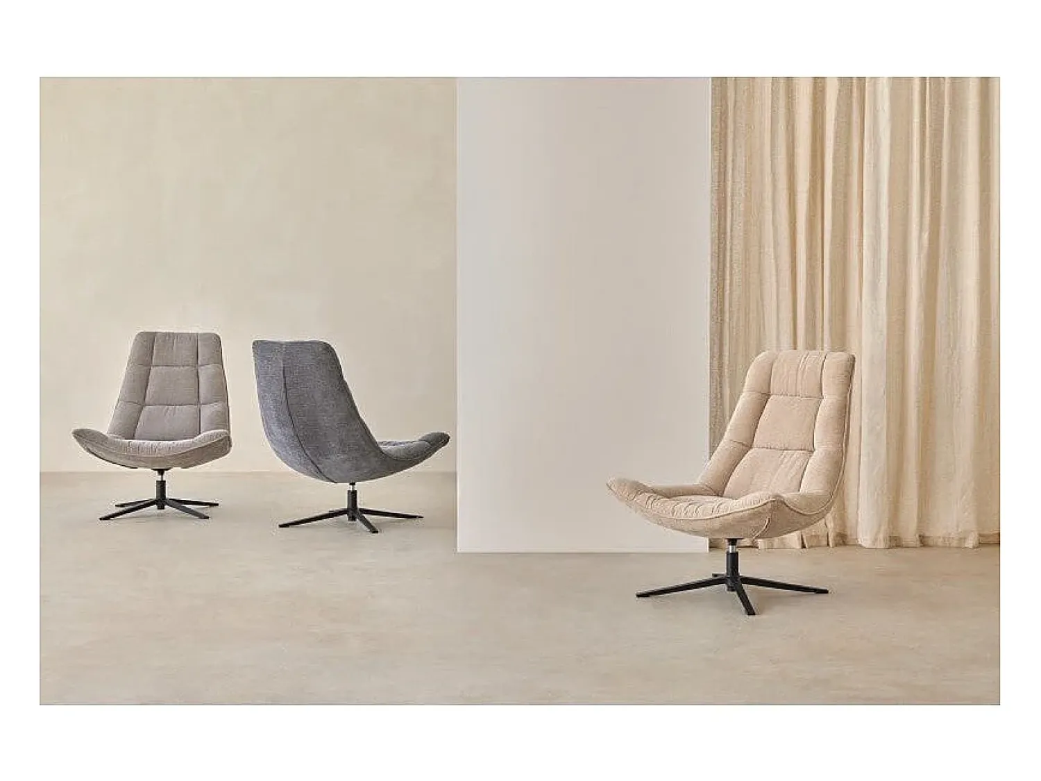 Poltrona* Dudeco Poltrona Parma Cinzento claro