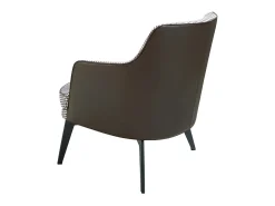 Poltrona* Dudeco Poltrona Vilnius Branco e Preto