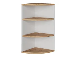 Prateleira|Vicco Eckregal carvalho branco/dourado 30x30x60 ecki Natural escuro