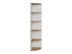 Prateleira|Vicco Eckregal carvalho branco/dourado 40x40x180 ecki Natural claro / Branco