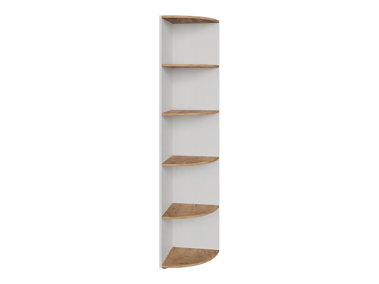 Prateleira|Vicco Eckregal carvalho branco/dourado 40x40x180 ecki Natural claro / Branco