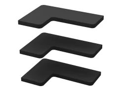 Prateleira*Vicco Eckregal 40.5x28.5x2.5 curva Preto