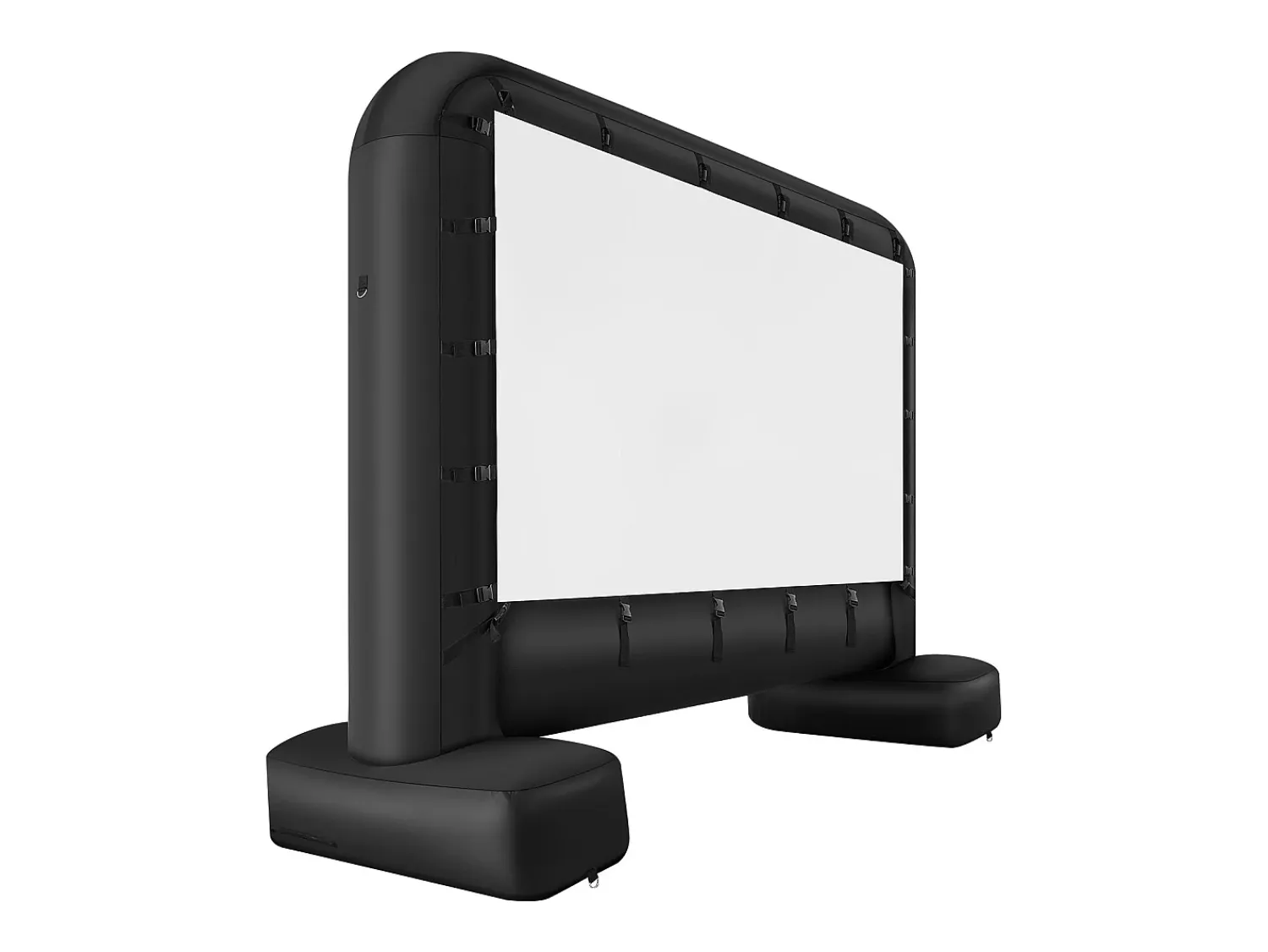 Ecrã de Projeção Inflável SucceBuy, Diagonal de 427 Cm, Formato 16:9, 600D, Lavável, com Saco de Armazenamento Portátil, para Exterior, Cinema em Casa^ Móvel De Tv
