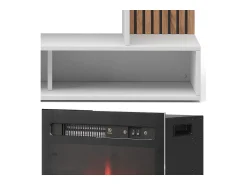 Best Vicco Elektrokamin 100x25x80 lynea Branco