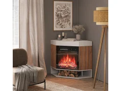 Lareira|Vicco Elektrokamin 100x73x80 lynea Branco