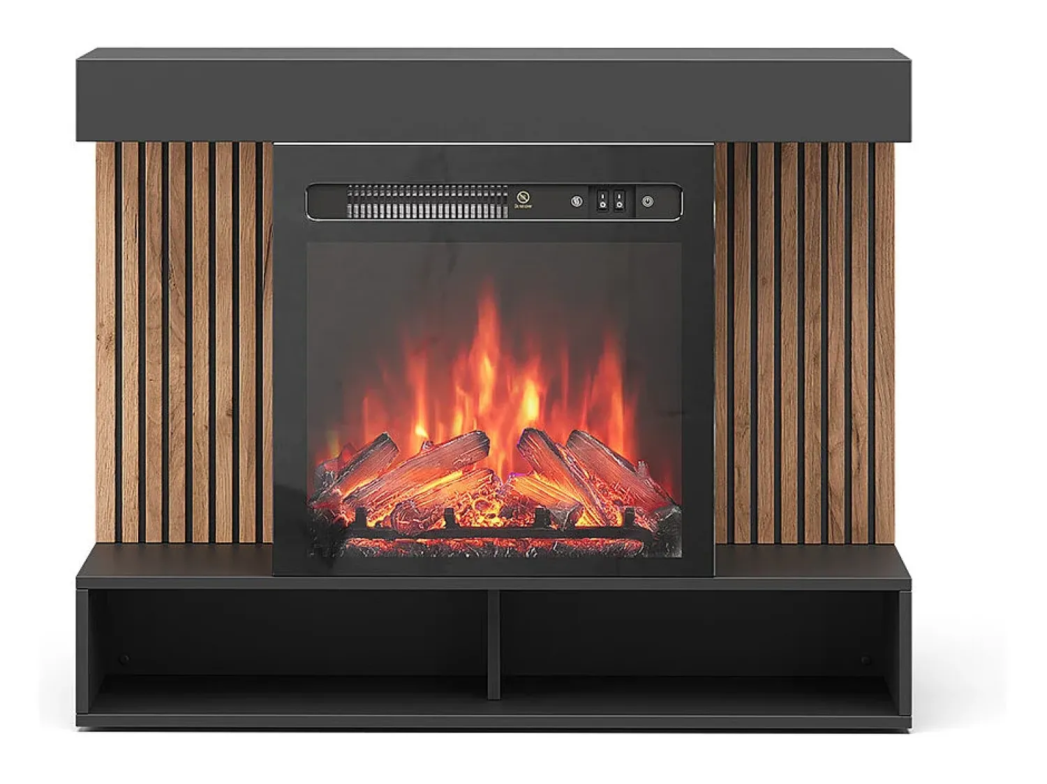 Lareira*Vicco Elektrokamin 100x25x80 lynea Preto