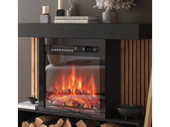Lareira*Vicco Elektrokamin 100x25x80 lynea Preto