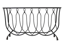 Consola| Entrada em metal envelhecido Preto
