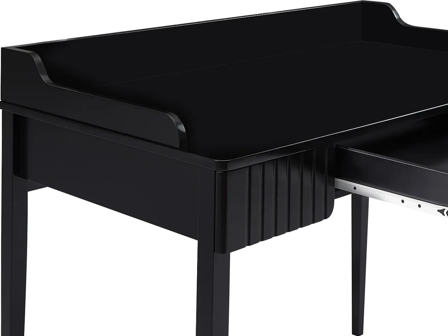 Vente-unique Escrivaninha console com 1 gaveta em MDF fosco - RENEVI por Pascal Morabito^ Consola