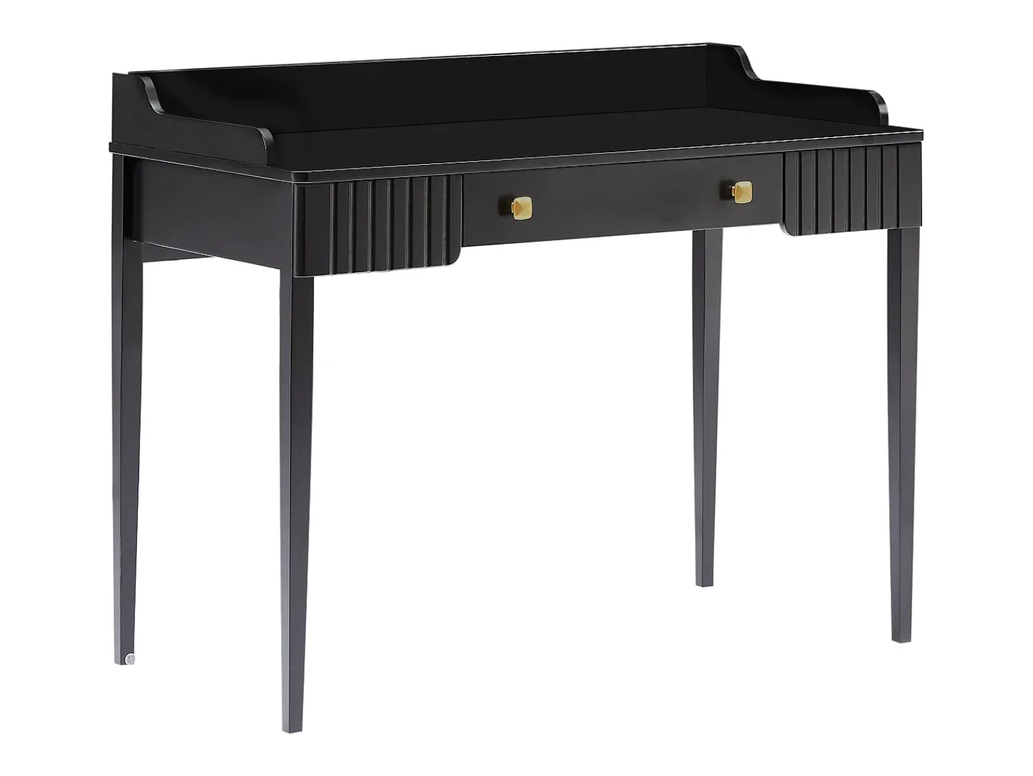 Vente-unique Escrivaninha console com 1 gaveta em MDF fosco - RENEVI por Pascal Morabito^ Consola