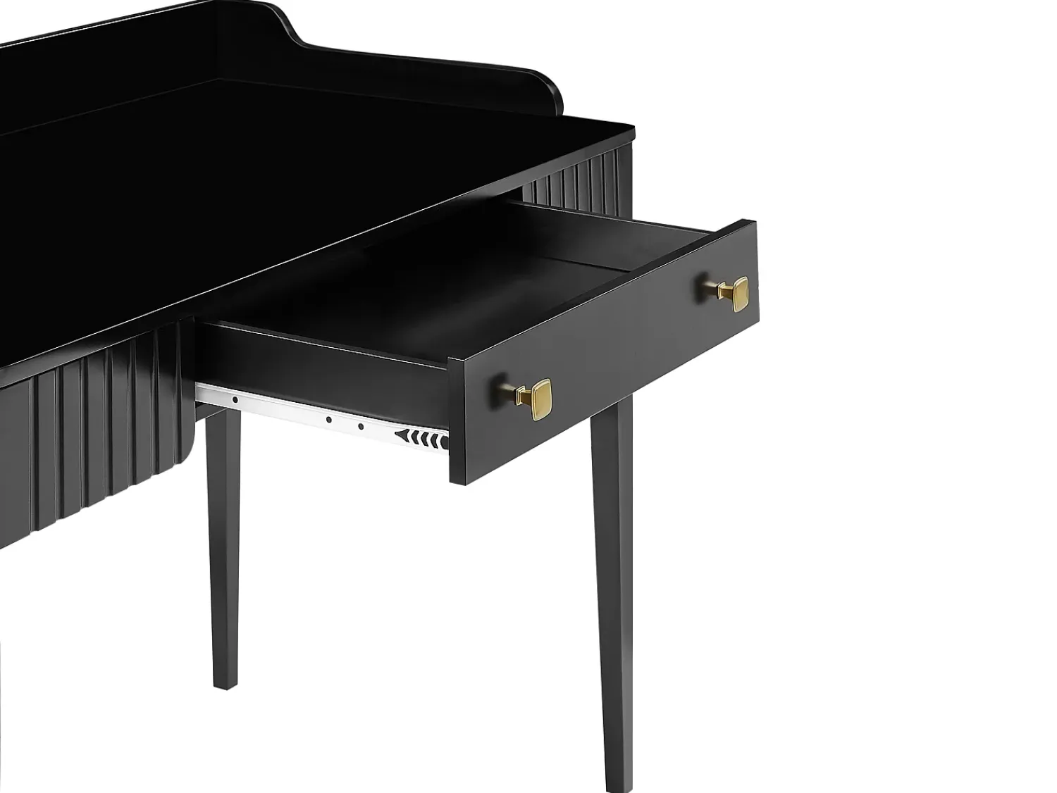 Vente-unique Escrivaninha console com 1 gaveta em MDF fosco - RENEVI por Pascal Morabito^ Consola