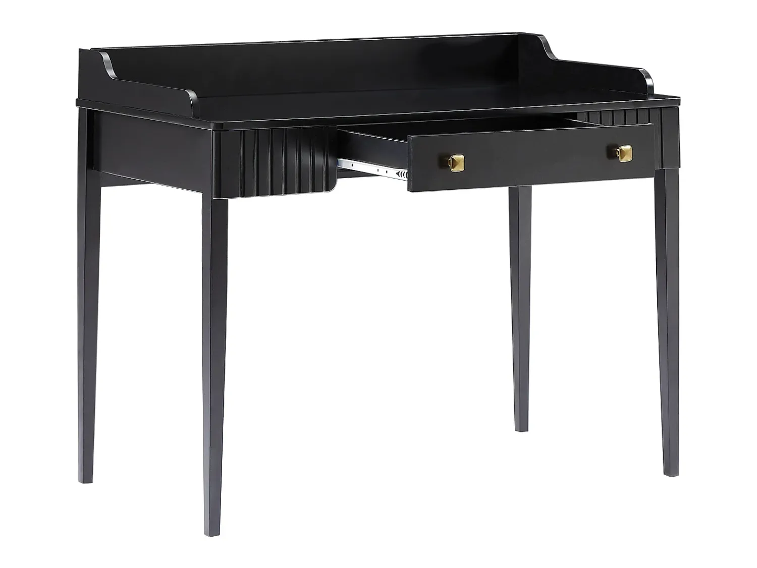Vente-unique Escrivaninha console com 1 gaveta em MDF fosco - RENEVI por Pascal Morabito^ Consola