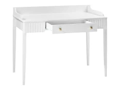 Consola|Vente-unique Escrivaninha de console com 1 gaveta em MDF fosco - RENEVI por Pascal Morabito Branco
