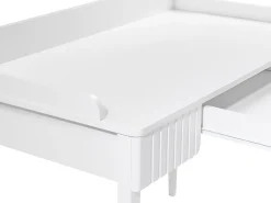 Consola|Vente-unique Escrivaninha de console com 1 gaveta em MDF fosco - RENEVI por Pascal Morabito Branco