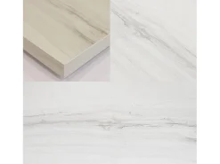 Outlet Skraut Home Escrivaninha Extensível, 99x90x35cm, retrátil, Mesa de Computador, veado Branco