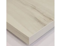 Outlet Skraut Home Escrivaninha Extensível, 99x90x35cm, retrátil, Mesa de Computador, veado Branco