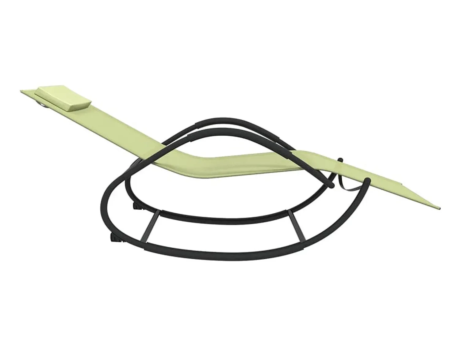 Espreguiçadeira baloiço 2 pcs aço e textilene cor PT684177^ Poltrona