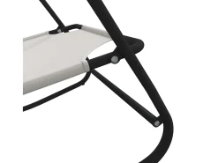 Espreguiçadeira baloiço 2 pcs aço e textilene cor PT183639^ Poltrona