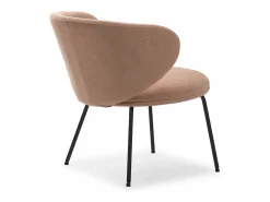Espreguiçadeira com pernas de metal 76x73 h77 cm^ Poltrona