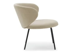 Espreguiçadeira com pernas de metal 76x73 h77 cm^ Poltrona