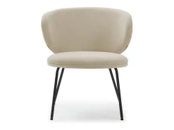Espreguiçadeira com pernas de metal 76x73 h77 cm^ Poltrona