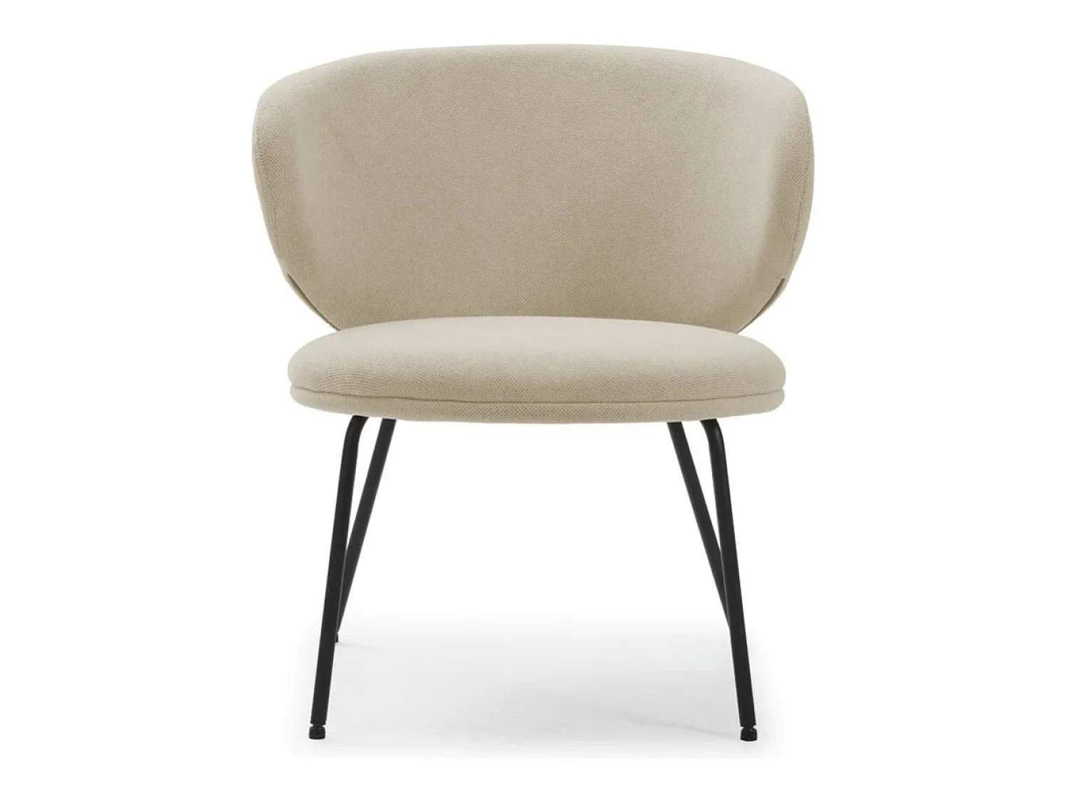 Espreguiçadeira com pernas de metal 76x73 h77 cm^ Poltrona