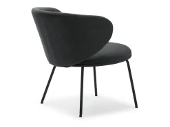 Hot Espreguiçadeira com pernas de metal 76x73 h77 cm Cinzento