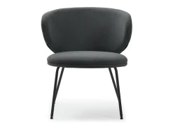 Hot Espreguiçadeira com pernas de metal 76x73 h77 cm Cinzento