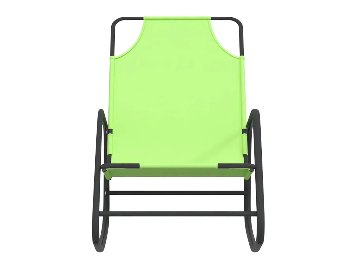 New Espreguiçadeiras baloiço 2 pcs aço e textilene PT750787 Verde