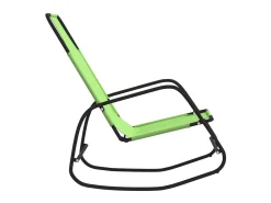 New Espreguiçadeiras baloiço 2 pcs aço e textilene PT750787 Verde