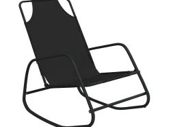 Espreguiçadeiras baloiço 2 pcs aço e textilene PT868350^ Poltrona
