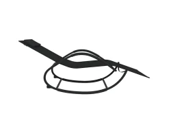 Poltrona| Espreguiçadeiras baloiço 2 pcs aço e textilene PT314127 Preto