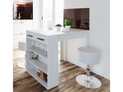 Clearance Vicco Esstisch-Set 67x100x77.5 repose Branco