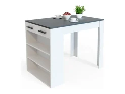 Móvel De Bar|Vicco Esszimmertisch antracite/branco 67x100x77.5 repose Cinza antracite
