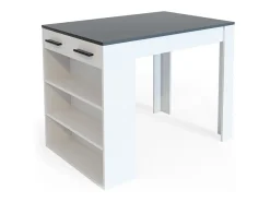 Móvel De Bar|Vicco Esszimmertisch antracite/branco 67x100x77.5 repose Cinza antracite