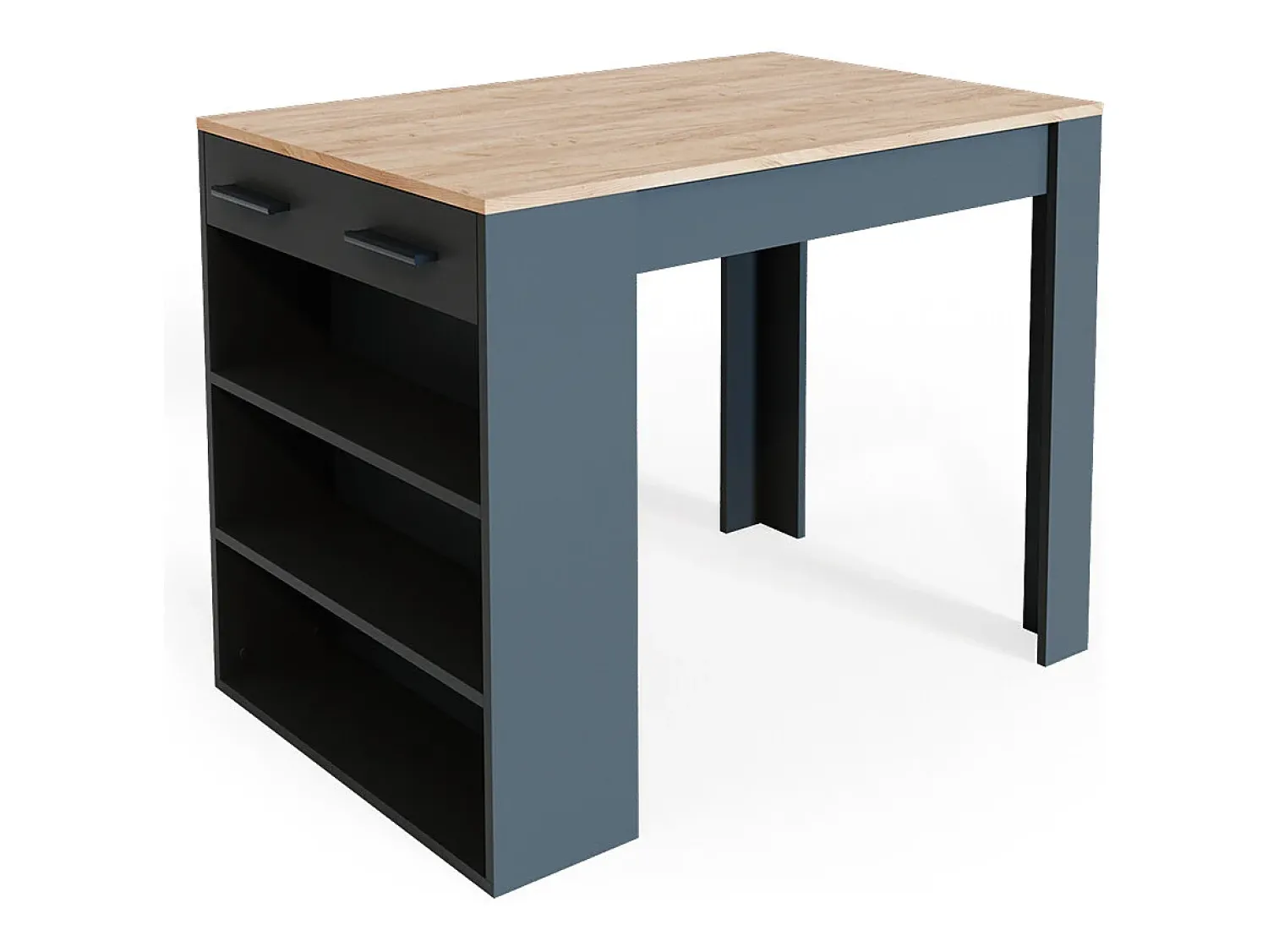 Móvel De Bar*Vicco Esszimmertisch carvalho antracite/goldkraft 67x100x77.5 repose Cinza antracite