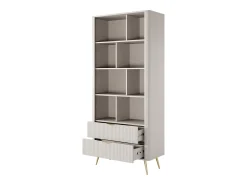 Estante: 2 gavetas, , 88,2 x 38 x 193,8 cm^ Biblioteca