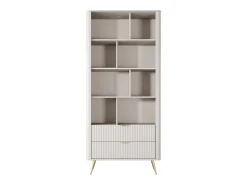 Estante: 2 gavetas, , 88,2 x 38 x 193,8 cm^ Biblioteca