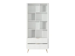 Biblioteca| Estante: 2 gavetas, , 88,2 x 38 x 193,8 cm Branco