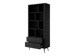 Clearance Estante: 2 gavetas, , 88,2 x 38 x 193,8 cm Preto