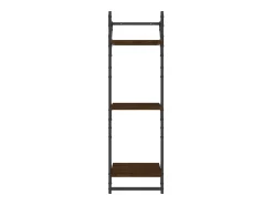 Best Estante 3 prat. c/ barras 2 pcs 30x25x100 cm carvalho PT491212 Castanho