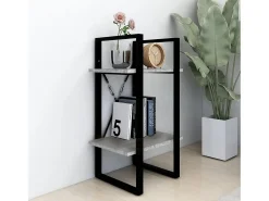 Clearance Estante 2 prat. 40x30x70 cm derivados madeira sonoma PT937919 Cinzento