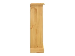 Hot vidaxl Estante 3 prateleiras Corona Range pinho mexicano 80x29x100 cm Castanho