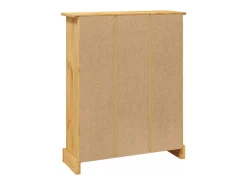 Hot vidaxl Estante 3 prateleiras Corona Range pinho mexicano 80x29x100 cm Castanho